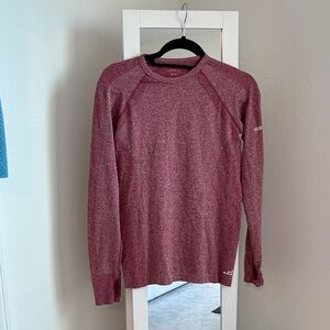 BCG Women's Maroon Long Sleeve Tee